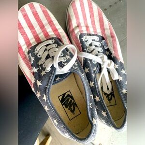 American flag vans 9.5